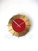 _60s german modernist staiger wall clock